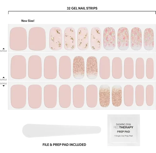 Tiras De Gel Dashing Diva Cristalinas Duraderas