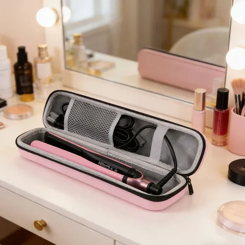 Estuche Rígido Para Plancha De Pelo, Bolsa De Transporte De