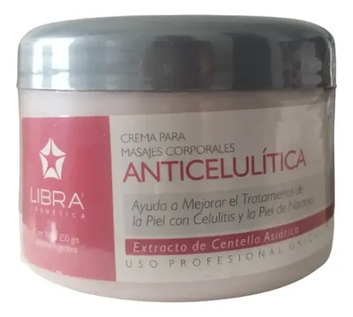 Crema Para Masajes Anticelulitica Libra Cosmetica Pack 5