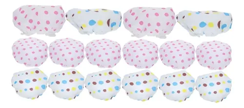 Gorro De Baño Impermeable 16 Piezas Para Cabello Y Mujer