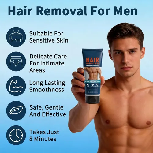 Crema Depilatoria Para Hombres Ybyidu 5-8 Min