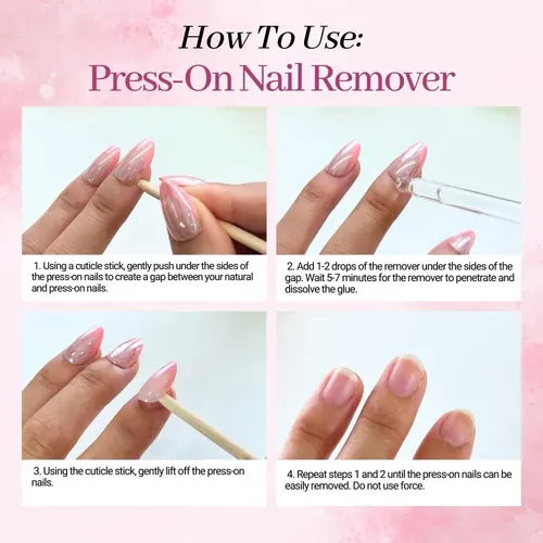 Removedor De Uñas Press-on Ellie Vincy Ngr0001 30 Ml
