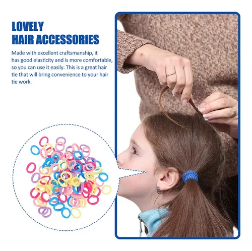 / 300 Unidades De Cintas Elásticas For El Pelo For Niños, Z