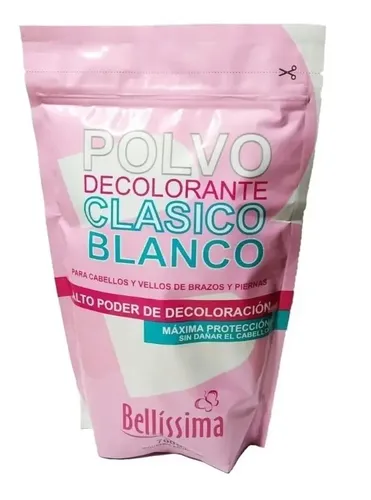 Polvo Decolorante Clasico Blanco Bellissima 700gr Pack X 12