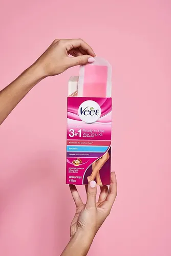 Tiras Depilatorias De Cera Para Piernas Y Cuerpo, 40 Unidade