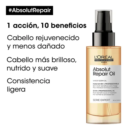 Spray 10 En 1 L’oreal Professionnel Absolut Repair Oil