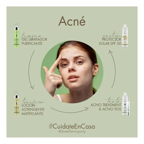 Idraet Loc Astringente Matificante 195g+ Sebum Cleanser Foam