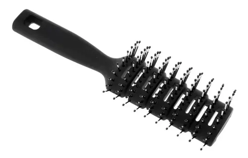 Cepillo De Cabello Negro X 2 Para Atención De Belleza