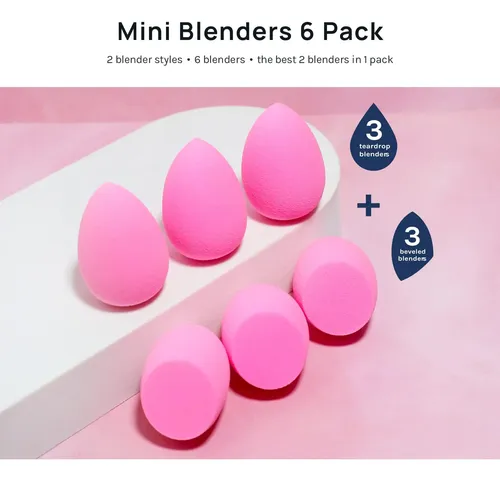Esponja Cosmética Aoa Studio Mini Set De 6 Unidades Sin Láte