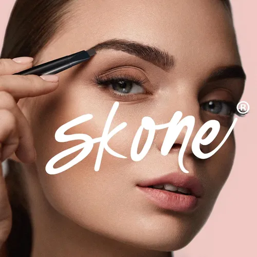 Lápiz De Cejas Retráctil Impermeable Skone Chocolate +