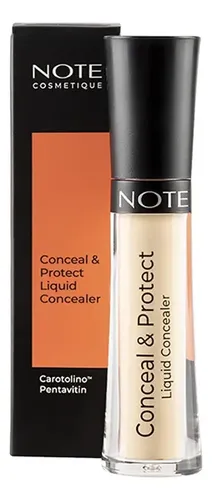 Corrector Líquido Note Conceal and Protect 4.5ml Hidratante Tono 01-Light Sand