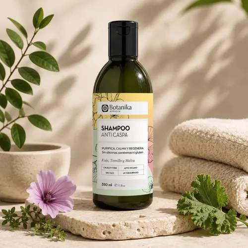 Shampoo Anticaspa Botanika X350ml Apto Vegano