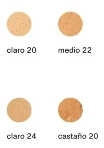 Polvo Compacto Natura Faces Matte Castaño 20 para Rostro