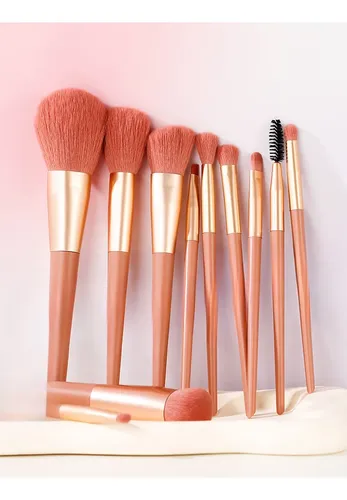 Juego De Brochas De Maquillaje Suaves De 11 Piezas, Aplicaci