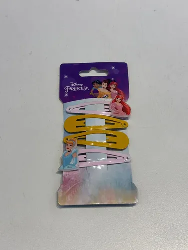 Set Hebillas Princesas Accesorio De Pelo Original Disney