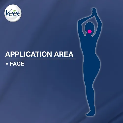 Tiras De Cera Veet Face Cold, Paquete De 20 Unidades, Para P