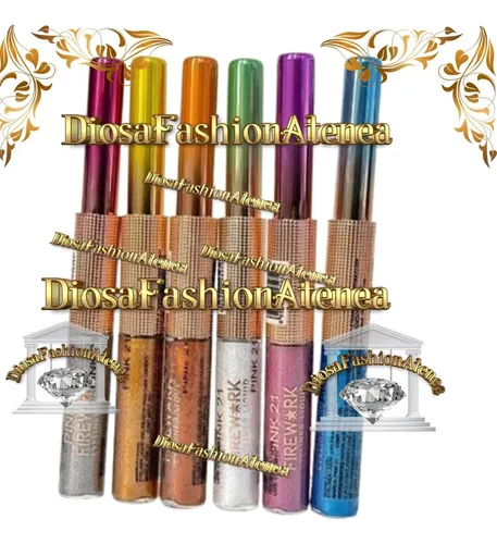 Delineador Liquido Metalizado Fashion Pink21 Original