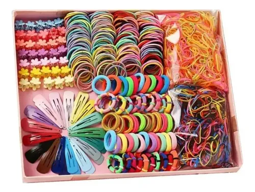 780pcs Mini Ligas Elásticas Para Cabello: Accesorios Niñas/d