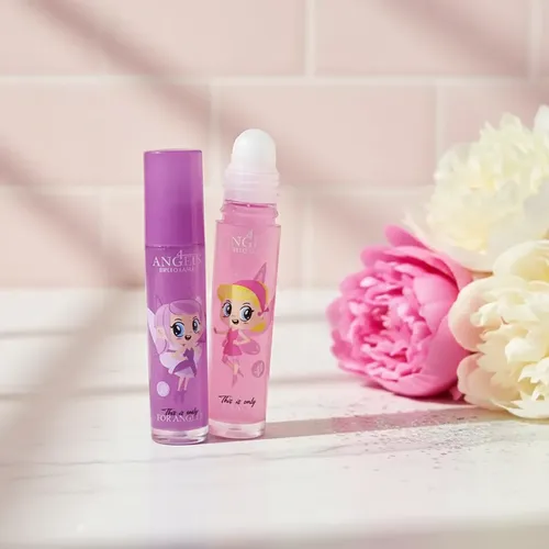 Pack X 6 Brillo Labial A Bolilla Con Glitter 4 Angeles