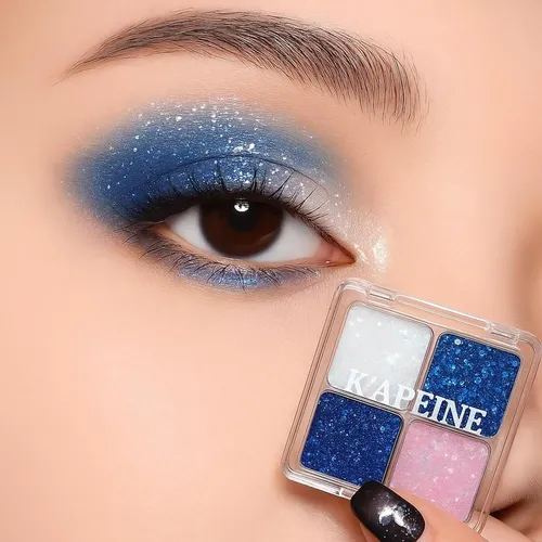 Paleta De Sombras Glitter Shine K’apeine 4 Colores