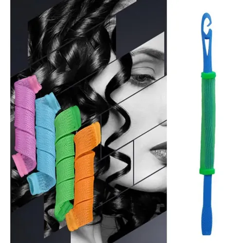 Lj 18 Unidades/set De Mujer Moda Mágico Rizo Rizador De Pelo