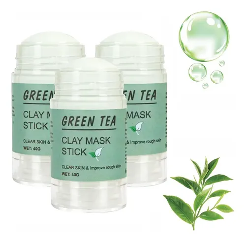 Mascarilla De Té Verde En Barra Sin Poros, Arcilla ^.^