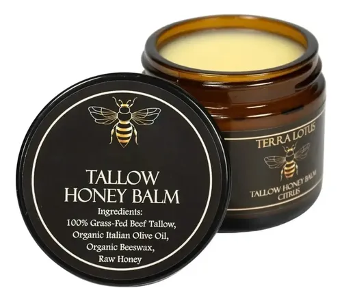 Bálsamo Facial Tallow Honey Balm Con Sebo Y Miel Día/noche Todo Tipo De Piel Día/noche