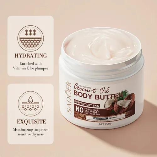 Manteca Corporal Coco Nutriticion Profunda 200g Sadoer Coco