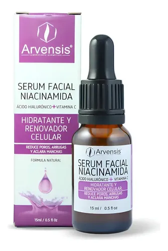 Serum Niacinamida Con Hialuronico Vitamina C 15cc Arvensis