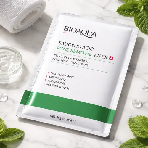 Mascarilla Facial Acido Salicilico Antiacne X1 Bioaqua