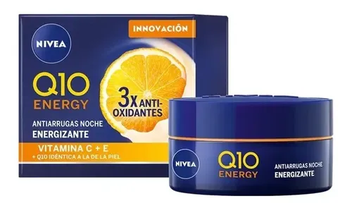 Crema De Noche Nivea Q10 Energy Antiarrugas – 50ml Madura Noche