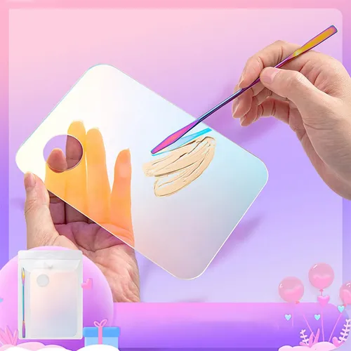 Paleta Para Mezclar Cosméticos, Paleta Para Mezclar Crema, C