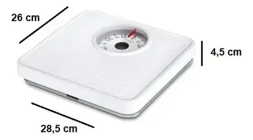 Balanza Baño Analógica Soehnle Tempo 130 Kg Super Precisa
