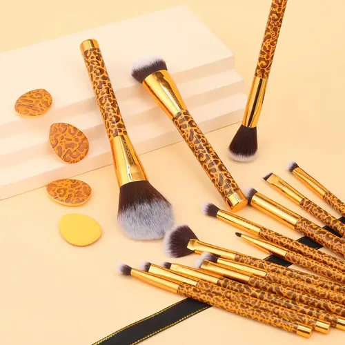 Juego Set De Brochas Maquillaje Make Up Docolor 14u P1407