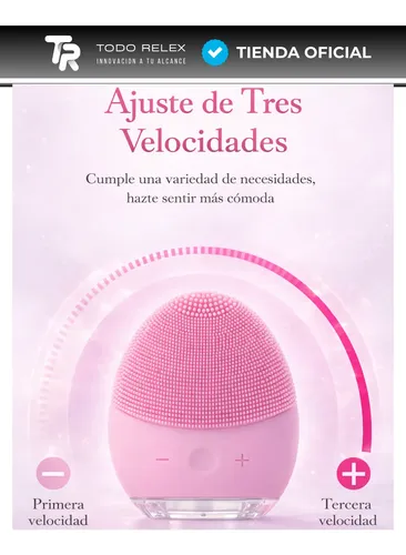 Limpiador Cepillo Facial Vibrador Masajeador Recargable Usb