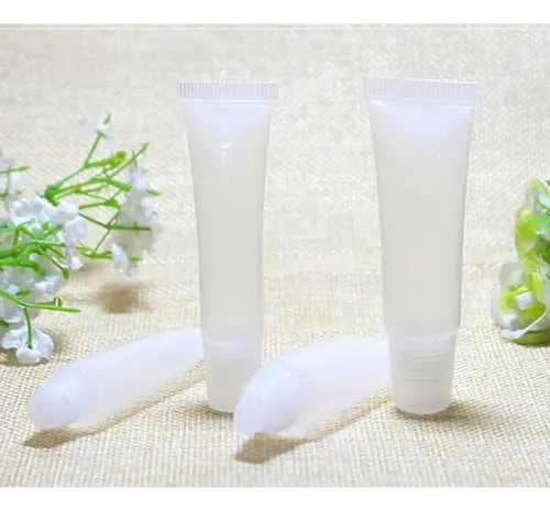 20x Envases De Tubo De Brillo De Labios Bálsamo De 10ml