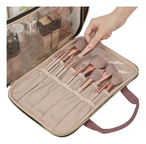 Neceser Nishel Travel Makeup Rosewood Pink 30x10x23 Cm