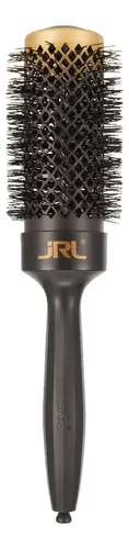 Cepillo Para Cabello Profesional Jrl De Cerdas Mixtas 43mm Color Negro