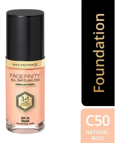 Max Factor Base De Maquillaje Facefinity All Day Flawless Tono C50 Natural