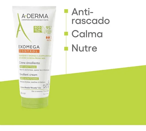 Aderma Exomega Control Crema Emoliente Piel Sensible 200ml