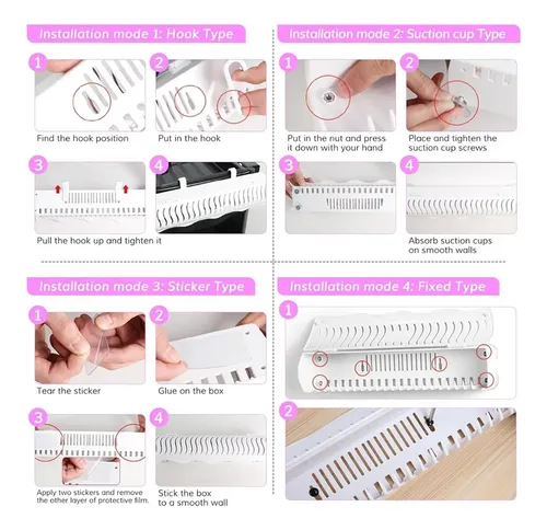 Soporte Para Extensiones De Cabello Para Peinar, 4 Unidades