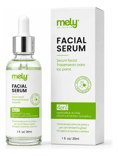 Serum Facial Ácido Hialurónico 4 En 1 Niacinamida Mely Mixta