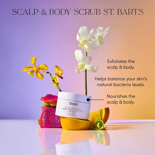 Exfoliante Para Cuero Cabelludo Y Cuerpo Ouai St. Barts Trav