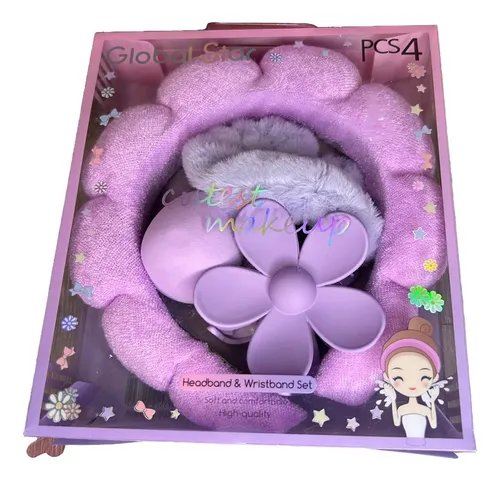 Vincha Skincare + Scrunchie + Gancho De Pelo + Esponja