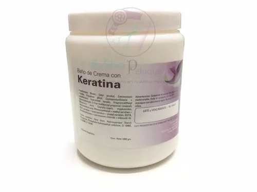 Baño De Crema De Keratina Belanova 1000 Grs