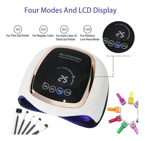 . Lámpara De Uñas Gel Polish 168w Led Uv Secador De Uñas A