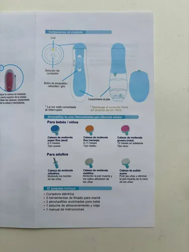 Lima Eléctrica Bebé Lambotech Rosa con Luz y 6 Cabezales