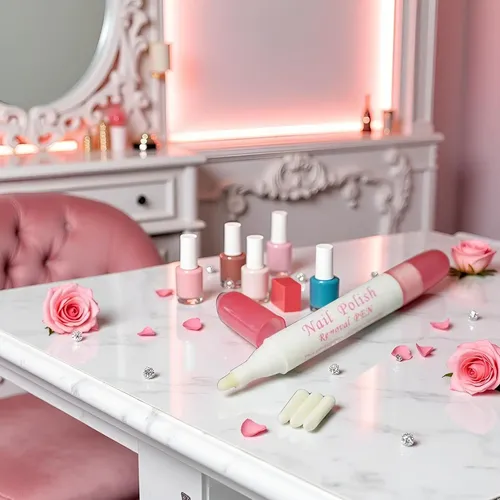 Set Lápiz Corrector De Esmalte De Uñas Qintreesify Con 3