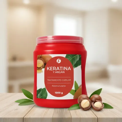 Tratamiento De Keratina Argan Frilayp Baño Capilar 1 Kg Full