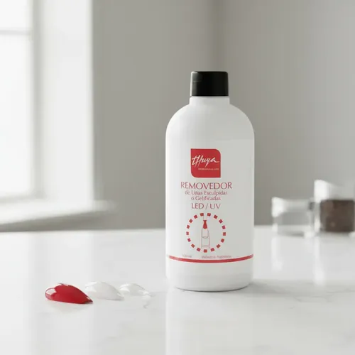 Removedor De Esmalte Semipermanentes Para Uñas Thuya X500 Ml